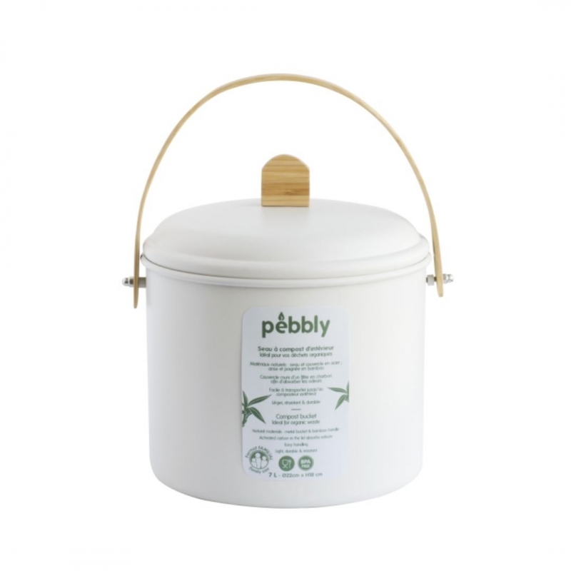 Indoor Steel Compost Bucket - 7 L