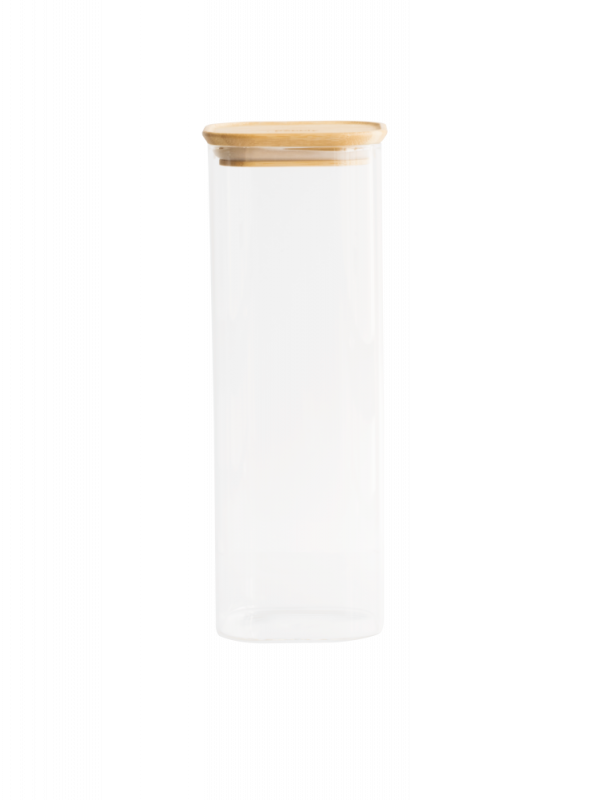 Boîte de conservation carrée en verre - 2.2 L - PEBBLY 06