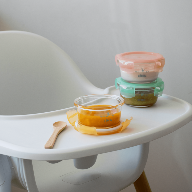 Set de 3 Boîtes pour Bébé en Verre