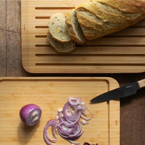 Reversible 2-in-1 Bamboo Cutting Board