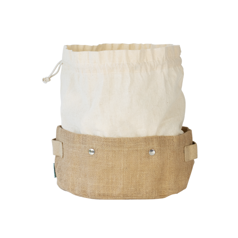 Corbeille de Conservation et Sac Amovible en Coton Bio