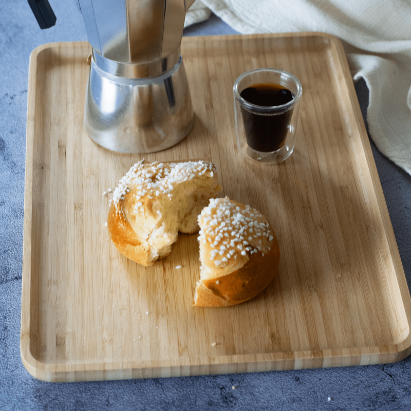 Plateau de Service en Bambou Naturel