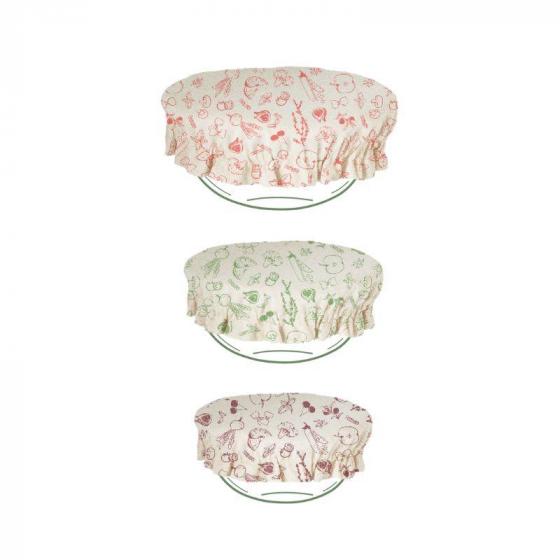 Set de 3 Couvre-Bols en Coton Bio