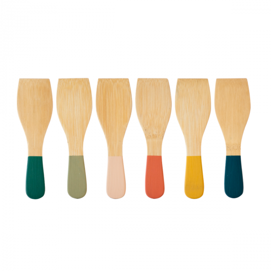 Set de 6 Spatules à Raclette Multicolores