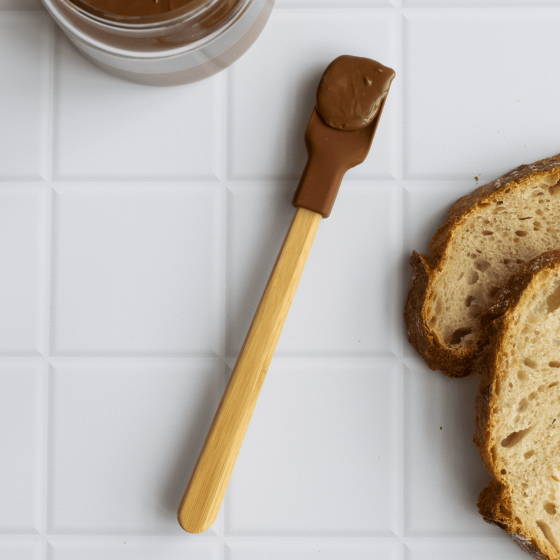 Mini Spatule en Silicone à Pâte à Tartiner