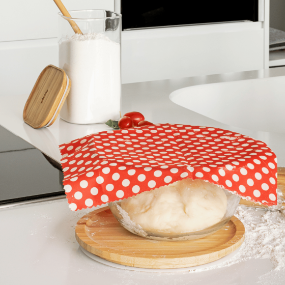 Set Mit 3 Bienenwachstüchern Für Lebensmittelverpackung