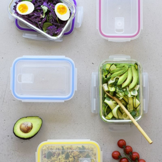 Batch Cooking Set - 5Er-Set Rechteckiger Vorratsbehälter Aus Glas