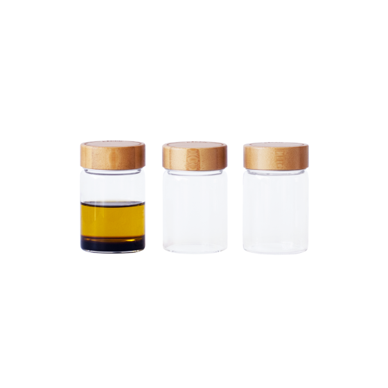 Set of 3 Glass Vinaigrette Pots
