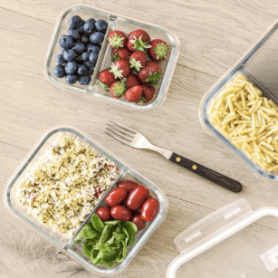 Storage box - 2 compartments