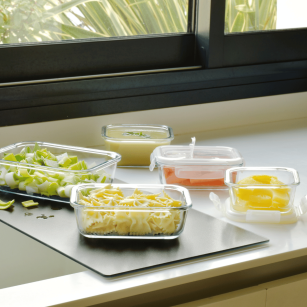 Starter-Set – 5er-Set Glasbehälter