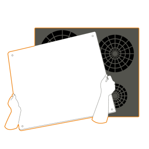 Planche de Protection pour Plaque de Cuisson - Plein format