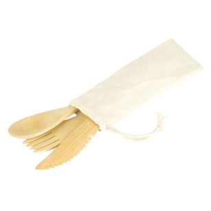 Set de 3 Couverts en Bambou