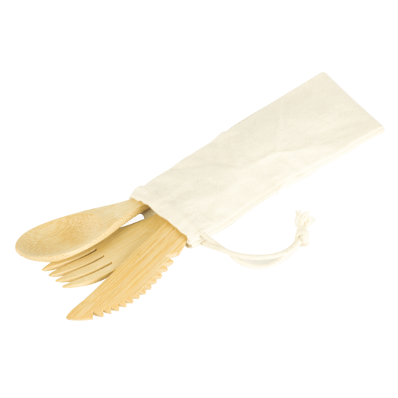 Set of 3 Bamboo Cutlery