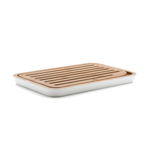 Bamboo Breadboard - Cream border