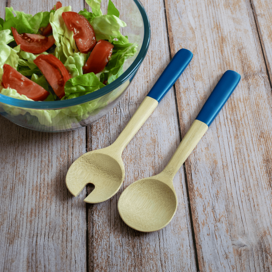 Bamboo salad servers