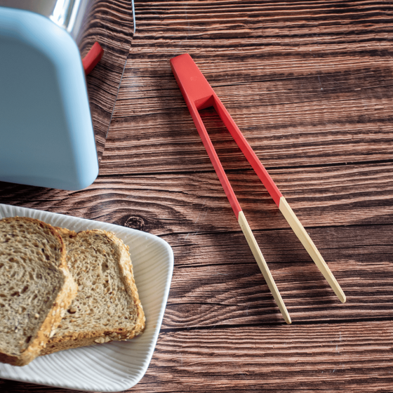 Pince à Toast Aimantée en Bambou