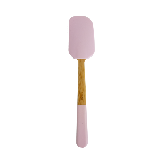Silicone and Bamboo Spatula – 12 Colors