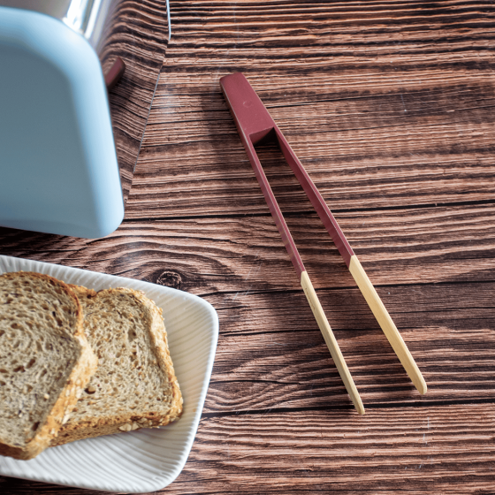 Magnetic Bamboo Toast Tongs
