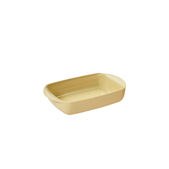 Plat à Four rectangulaire en Verre et son couvercle - 0,8 litres - 2 coloris