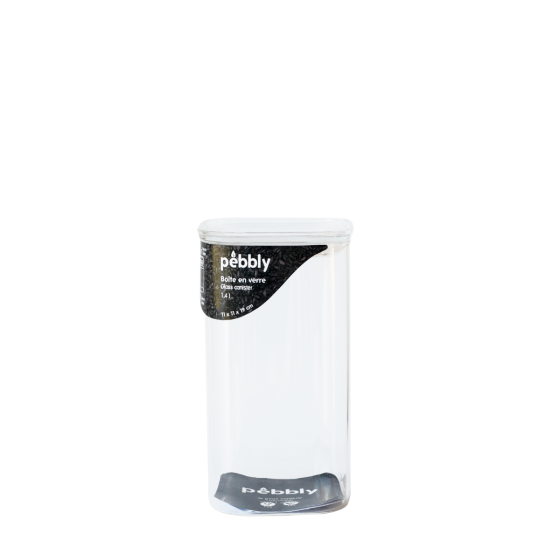 Square Glass Storage Canister
