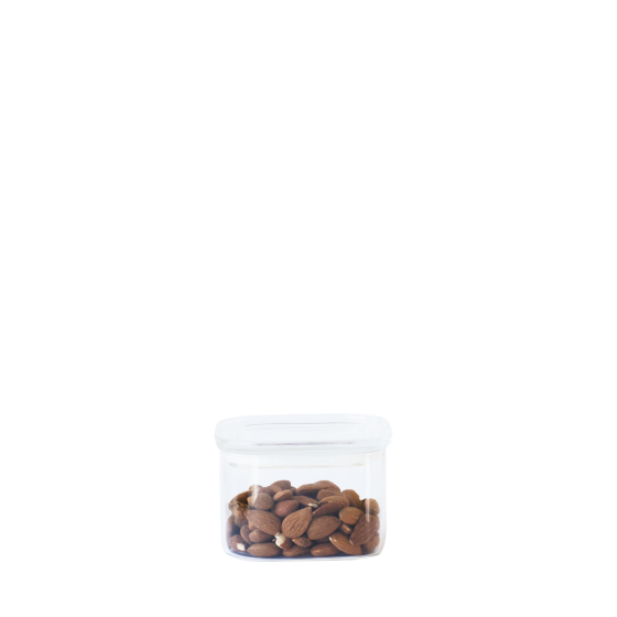 Square Glass Storage Canister