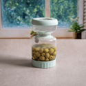 Glass Pickle Jar with Separator