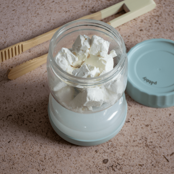 Glass Pickle Jar with Separator