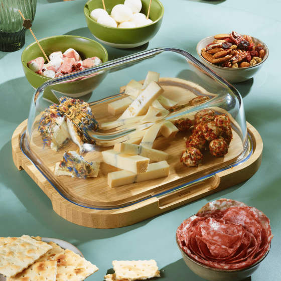 Boîte à Fromages et ses 2 Couteaux