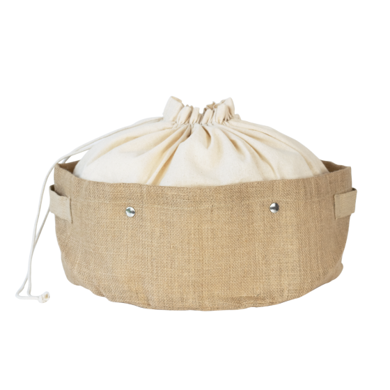 3 storage baskets made from organic cotton