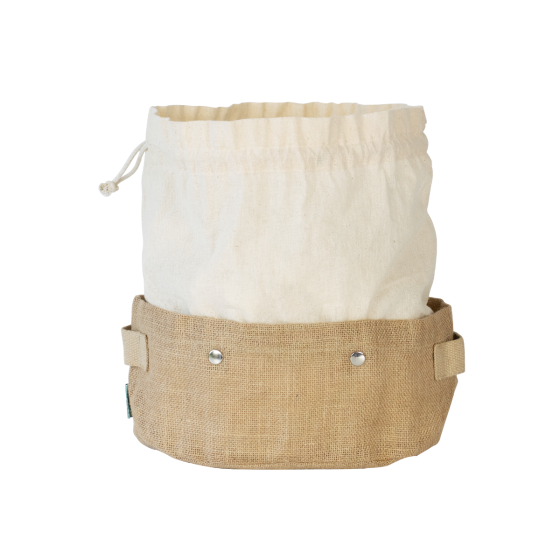 3 storage baskets made from organic cotton