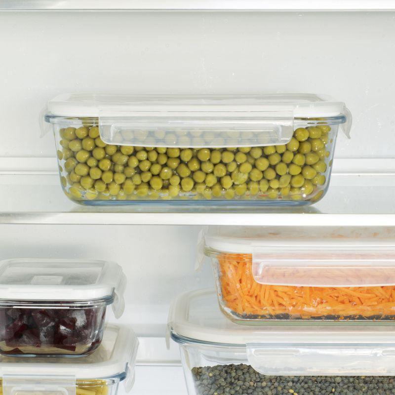 Pack de 3 Boîtes en Verre Rectangulaires (1, 1.2 et 1.5 litres)