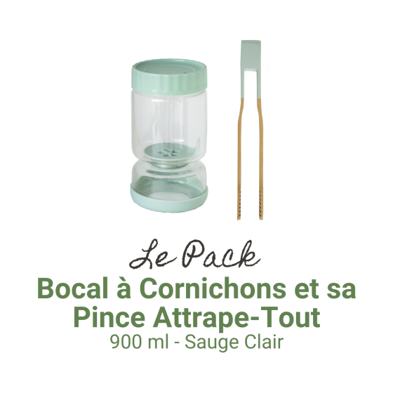 Glass Pickle Jar 900ml & its Tongs