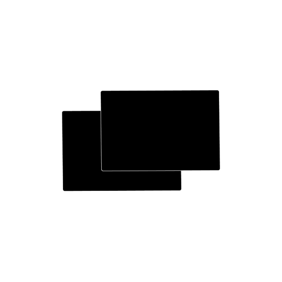 Lot de 2 Filtres Rectangulaires Anti-Odeurs - 4,5 litres