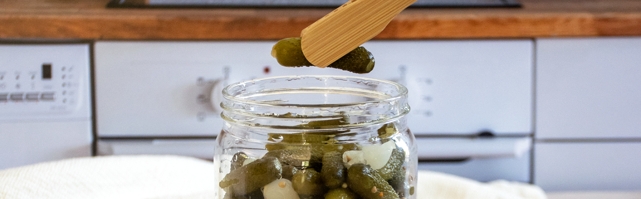 Pourquoi le pot à cornichons Pebbly est un indispensable en cuisine ?