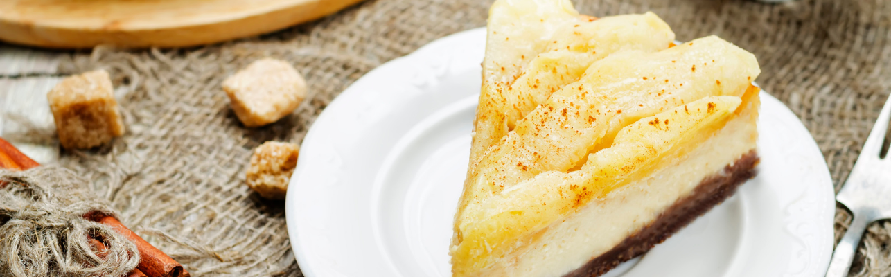La Recette du Mois : le Cheesecake Pomme Cannelle 🍎🍁