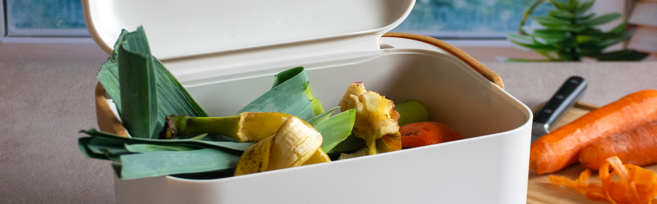Le seau à compost Pebbly fabriqué en France en plastique recyclé qui simplifie le tri