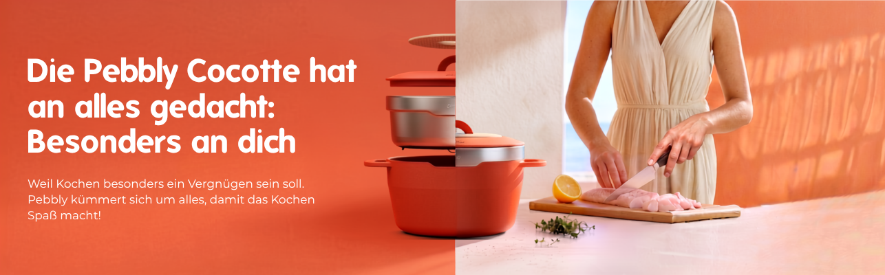 La cocotte Pebbly, Elle a pensé à tout et surtout à vous.